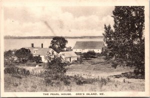 Postcard The Pearl House in Orr's Island, Maine