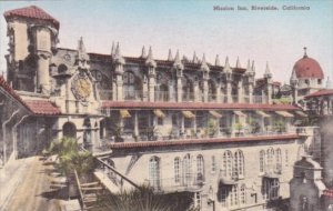 California Riverside Mission Inn Handcolored Albertype