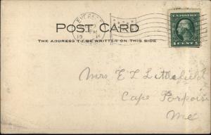 Everett MA Horace Mann School c1910 Real Photo Postcard