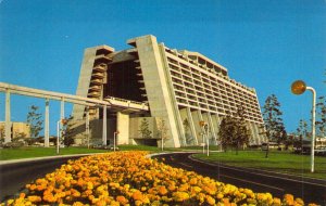 Walt Disney World,  01110252, Exterior Contemporary Resort, Old Postcard