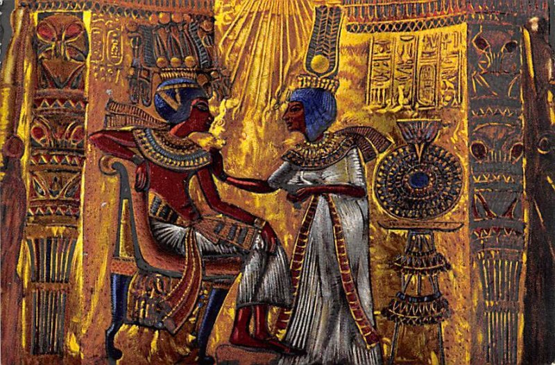 Tutankhamen And His Wife, Egyptian Museum, Cairo 