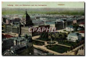 Germany - Germany - Leipzig - Blick vom Rathausturm nach dem Reichsgericht - ...