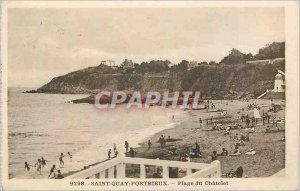 Postcard Old Saitn Quay Portrieux Beach Chatelet