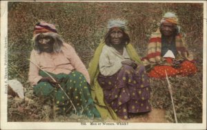 Old Native American Indians MEN OR WOMEN? Gender 1907 Used Postcard