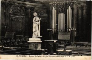 CPA ANGERS-Statue de Ste-Cecile dans la Cathédrale (189797)