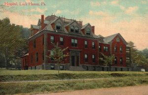 Vintage Postcard Lock Haven Hospital Building Lock Haven Pennsylvania PA