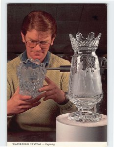 Postcard Engraving, Waterford Crystal, Waterford, Ireland