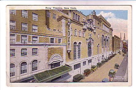 Roxy Theatre, New York City, New York, Used 1931