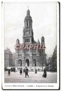 Old Postcard Paris L & # 39Eglise of Trinite