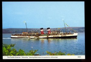 FE3657 - Paddle Steamer - Waverley , built 1946 - postcard