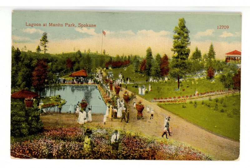 WA - Spokane. Manito Park Lagoon