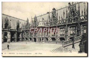 Old Postcard Rouen Courthouse