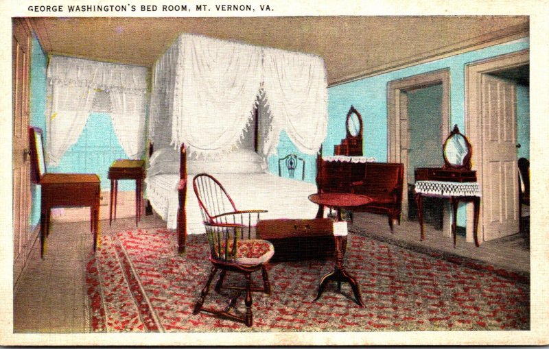 Virginia Mount Vernon George Washington's Bed Room