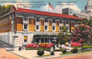 Army And Navy Hospital  Main Entrance Hot Springs National Park, Arkansas USA