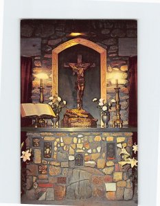 Postcard Chaplain's Altar Cathedral of the Pines Rindge New Hampshire USA