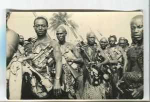 478633 Africa Ghana Accra local soldiers with guns Vintage photo postcard