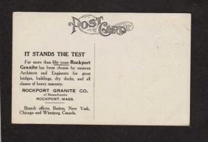 MA Longfellow Bridage Boston Cambridge Mass Massachusetts Rockport Granite Co