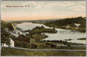 Milton Queens County Nova Scotia Scenic Unused Postcard H81