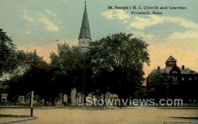 St Joseph's RC Church & Convent - Pittsfield, Massachusetts MA