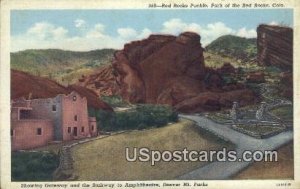 Red Rocks Pueblo - Denver Mountain Parks, Colorado CO