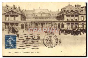 Postcard Old Paris The Council of State