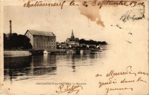 CPA CHATEAUNEUF-sur-SARTHE - La Minoterie (253885)