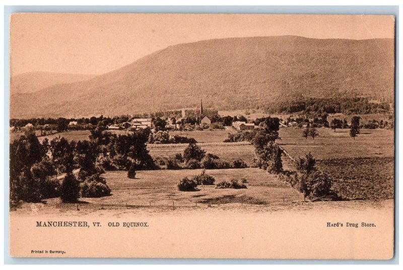 Manchester Vermont VT RPPC Photo Postcard Old Equinox Scene c1905's Tuck Antique