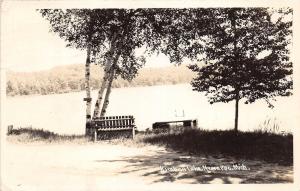 D21/ Newaygo Michigan Mi Real Photo RPPC Postcard 1949 Kimball Lake