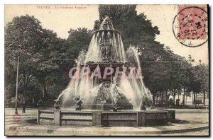 Old Postcard Troyes La Fontaine Argence