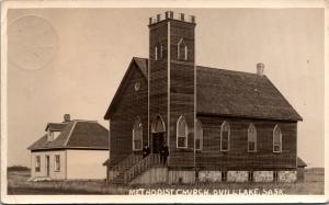 Methodist Church Quill Lake Saskatchewan c1919 Postcard I14