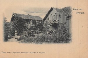 PYRMONT GERMANY~SENNHUTTE-GASTHAUS~1900s PHOTO POSTCARD