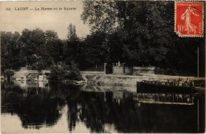 CPA LAGNY-sur-MARNE La Marne et le Square (1299806)