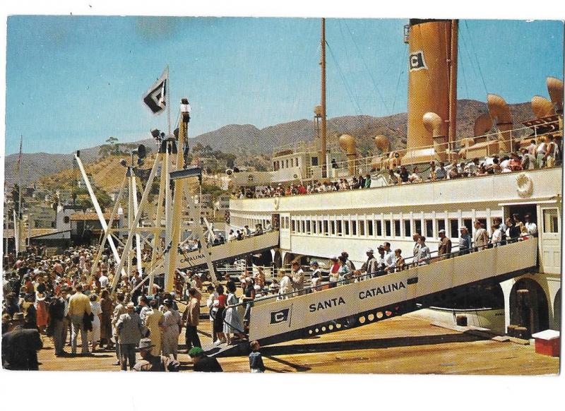 Steamer in Avalon Santa Catalina Island California 1957
