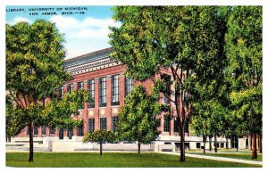 Postcard SCHOOL SCENE Ann Arbor Michigan MI AQ6364