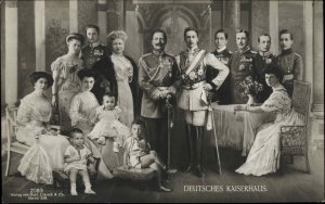 GERMAN ROYALTY Deutsches Kaiserhaus c1910 REAL PHOTO Postcard