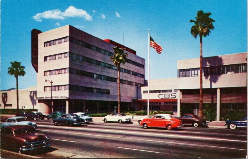 CBS Station Los Angeles CA Columbia Broadcasting Unused Vintage Postcard F65