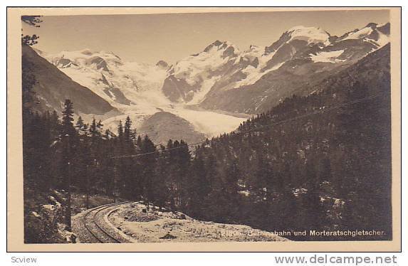 RP, Berninabahn Und Morteratschgletscher, Switzerland, 1910-1920s