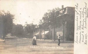 RPPC TEA & COFFEE HOUSE OAK STREET ORCHARD MASSACHUSETTS REAL PHOTO POSTCARD '05