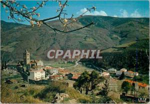 Postcard Modern High vallespir (P O) Prats de Mollo Vue Generale The Church a...