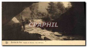 Old Postcard Cave Caves of Han Chasm Belvaux Inside view