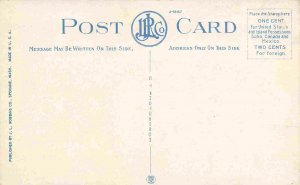 Railroad Train Bridge Spokane River Washington 1910s postcard