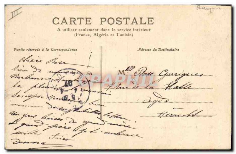 Old Postcard Bank Caisse d & # 39Epargne Narbonne