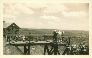 Hogbrush Mountain Marlboro Vermont 1940s RPPC Photo Postcard Stark 20-7841