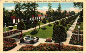 Chandler, Arizona - The San Marcos Hotel & Bungalows - 1940s