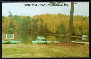 Greetings From Marshfield,WI Lake Scene
