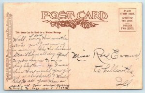 ANAGRAM - Puzzle Postcard HIDDEN MESSAGE ca 1910s Cut Out Each Letter