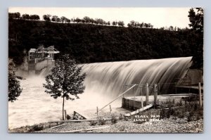 RPPC OZARK DAM OZARK BEAR MISSOURI REAL PHOTO POSTCARD (1940s)