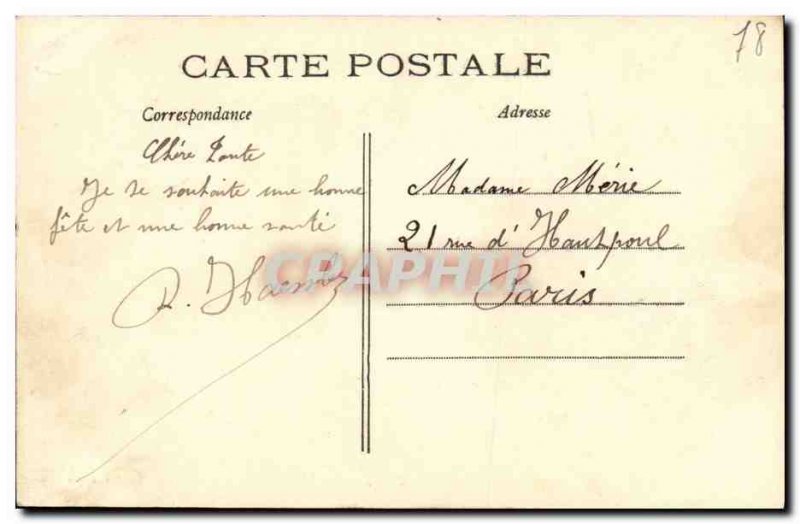 Old Postcard Le Vesinet Lake Croissy