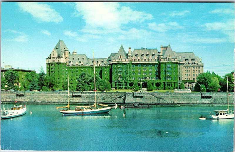 Postcard HOTEL SCENE Victoria British Columbia BC AK2320