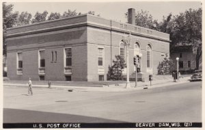 Wisconsin Beaver Dam Post Office Real Photo